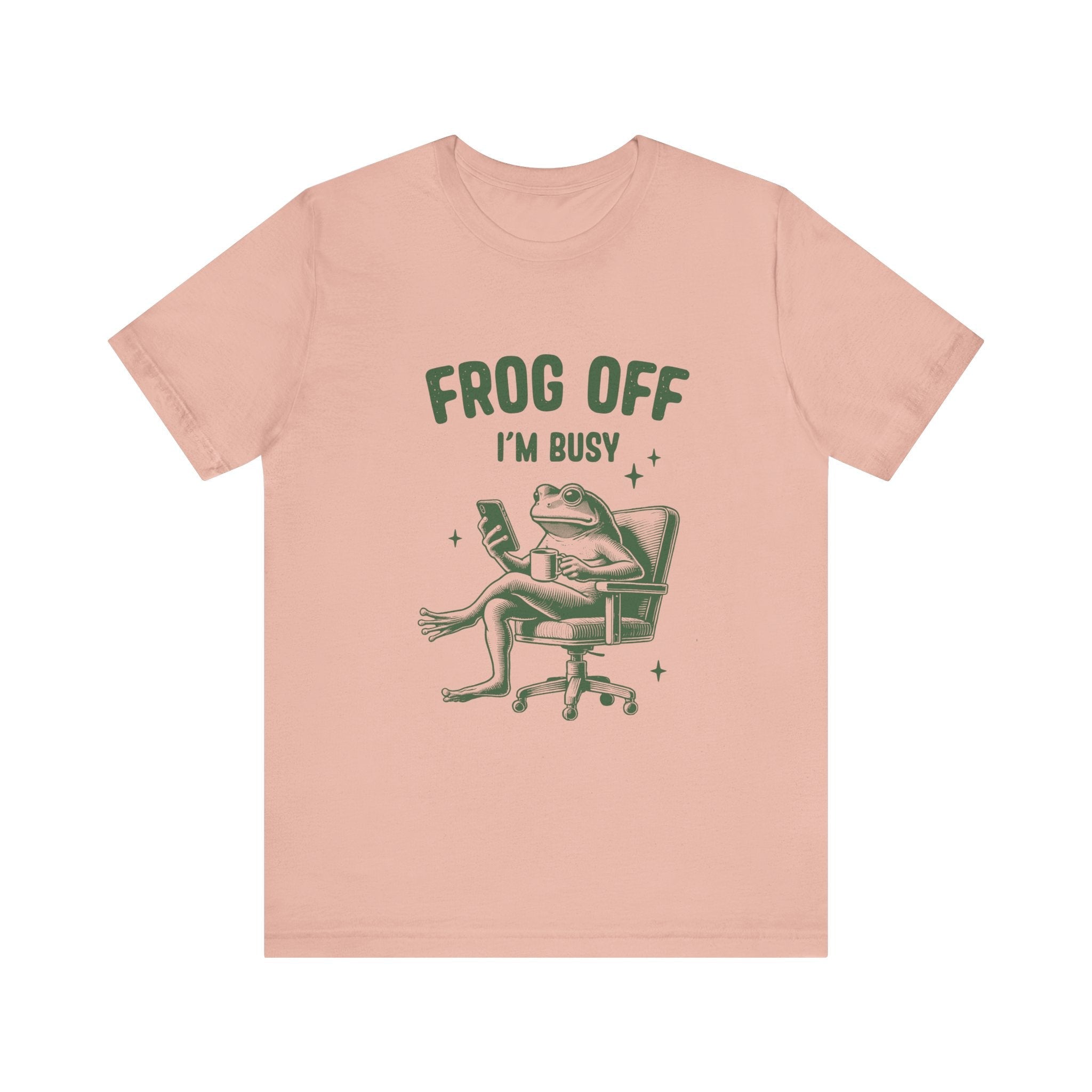 Frog Off Im Busy Shirt, Frog Pond TShirt, Meme Frog Shirt by Printify
