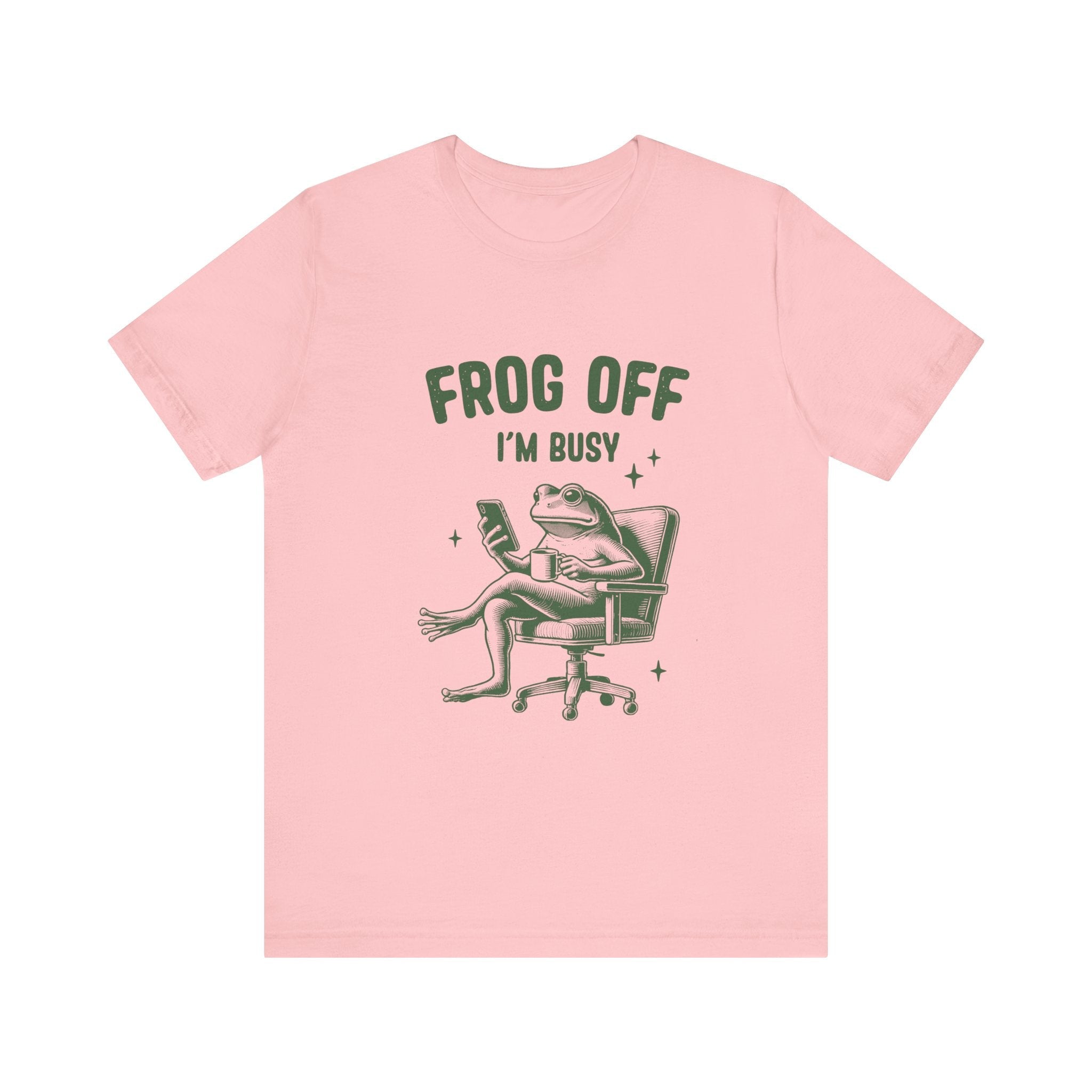 Frog Off Im Busy Shirt, Frog Pond TShirt, Meme Frog Shirt by Printify