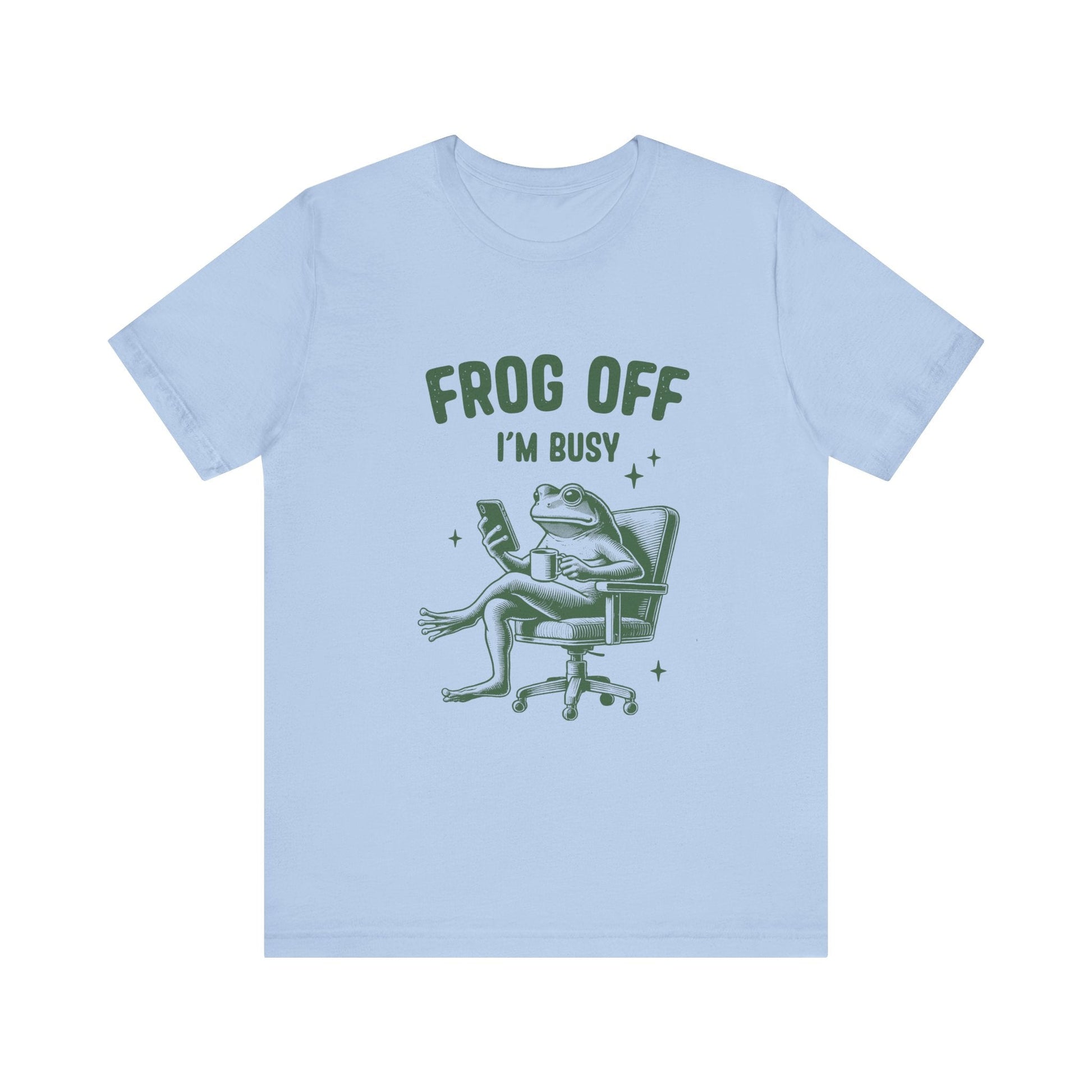 Frog Off Im Busy Shirt, Frog Pond TShirt, Meme Frog Shirt - Popbydesign