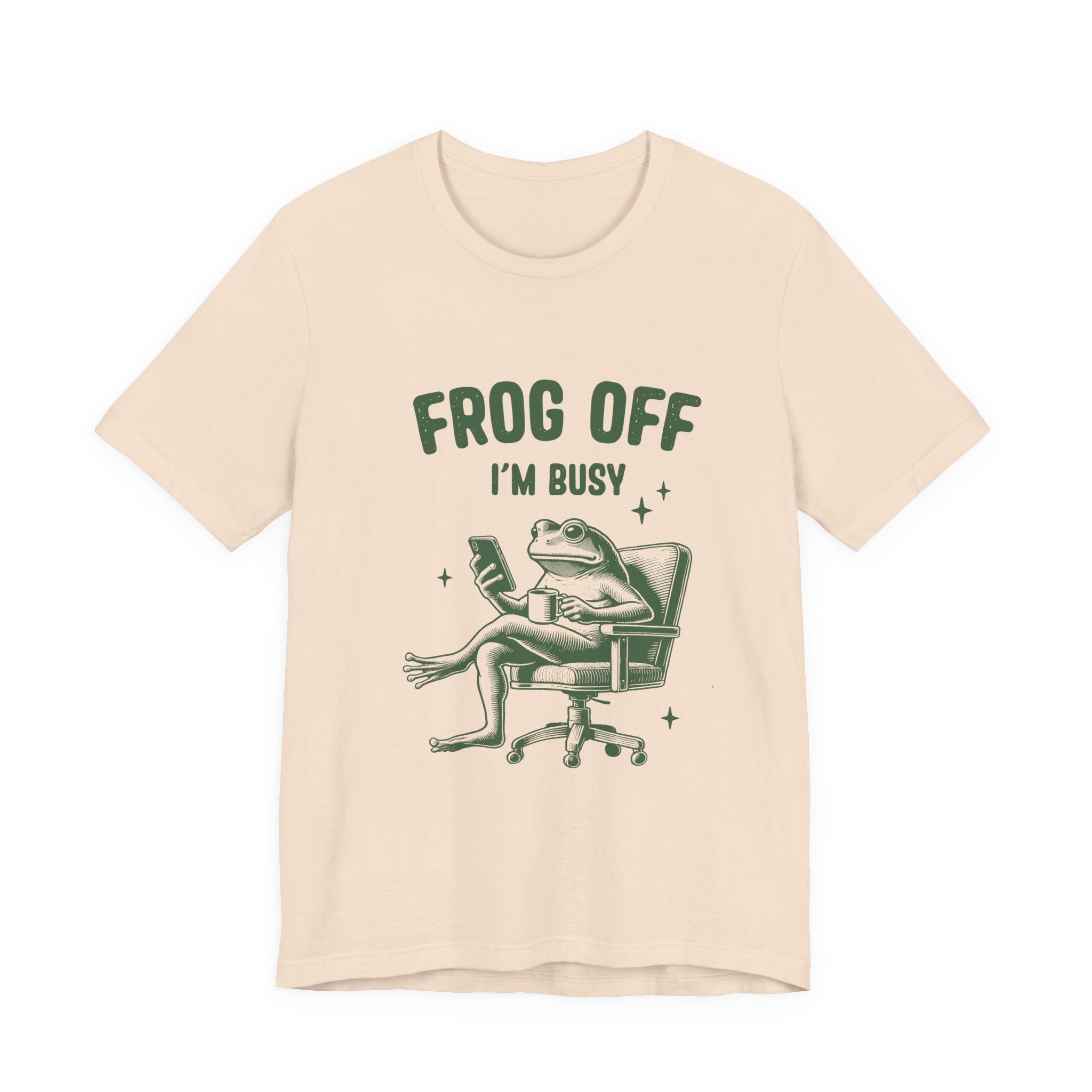 Frog Off Im Busy Shirt, Frog Pond TShirt, Meme Frog Shirt by Printify