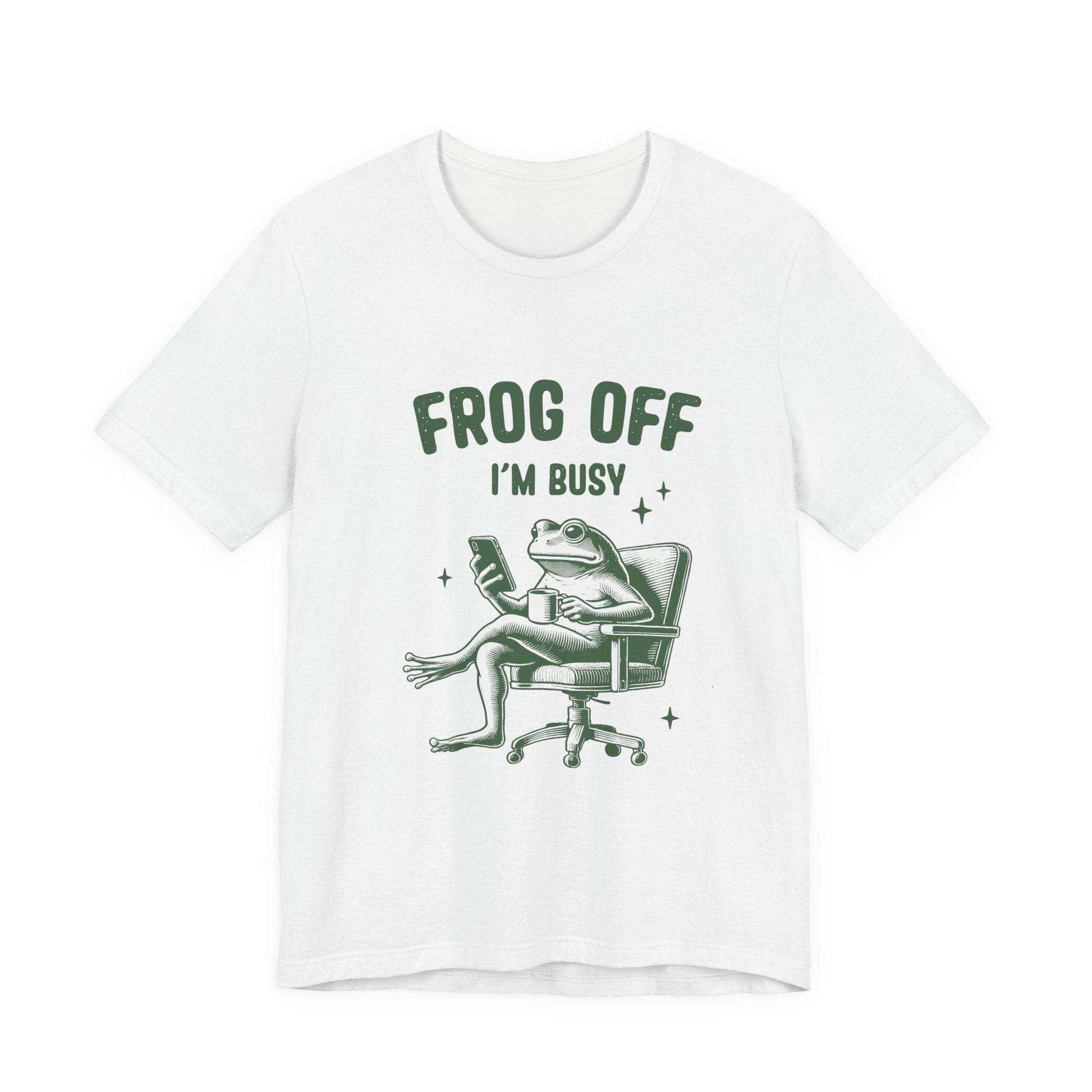 Frog Off Im Busy Shirt, Frog Pond TShirt, Meme Frog Shirt - Popbydesign