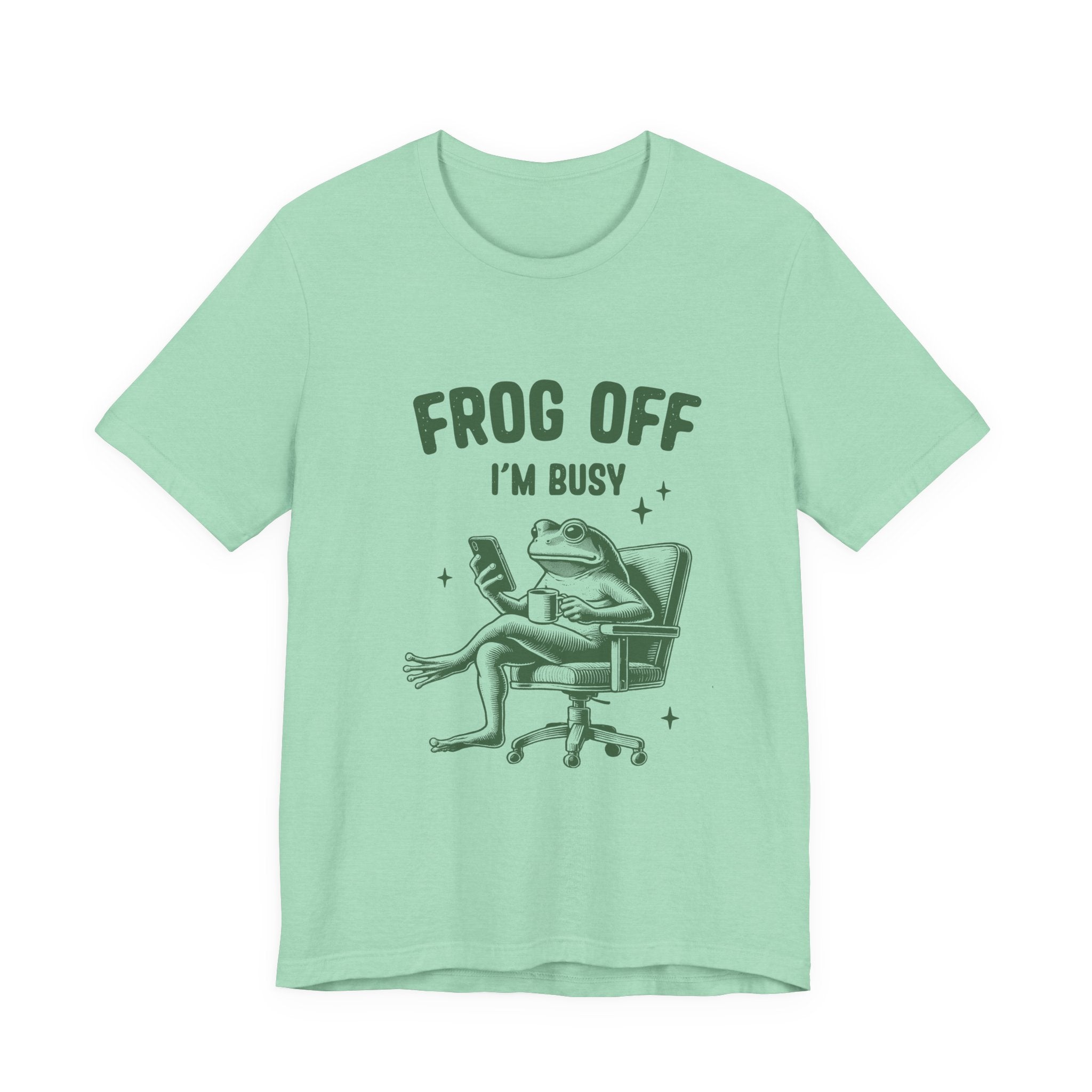 Frog Off Im Busy Shirt, Frog Pond TShirt, Meme Frog Shirt by Printify