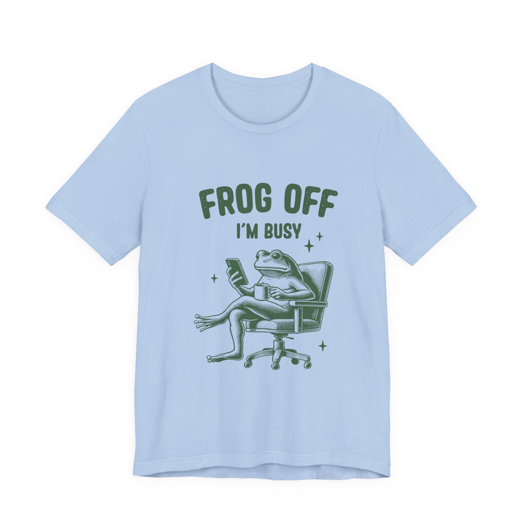 Frog Off Im Busy Shirt, Frog Pond TShirt, Meme Frog Shirt by Printify