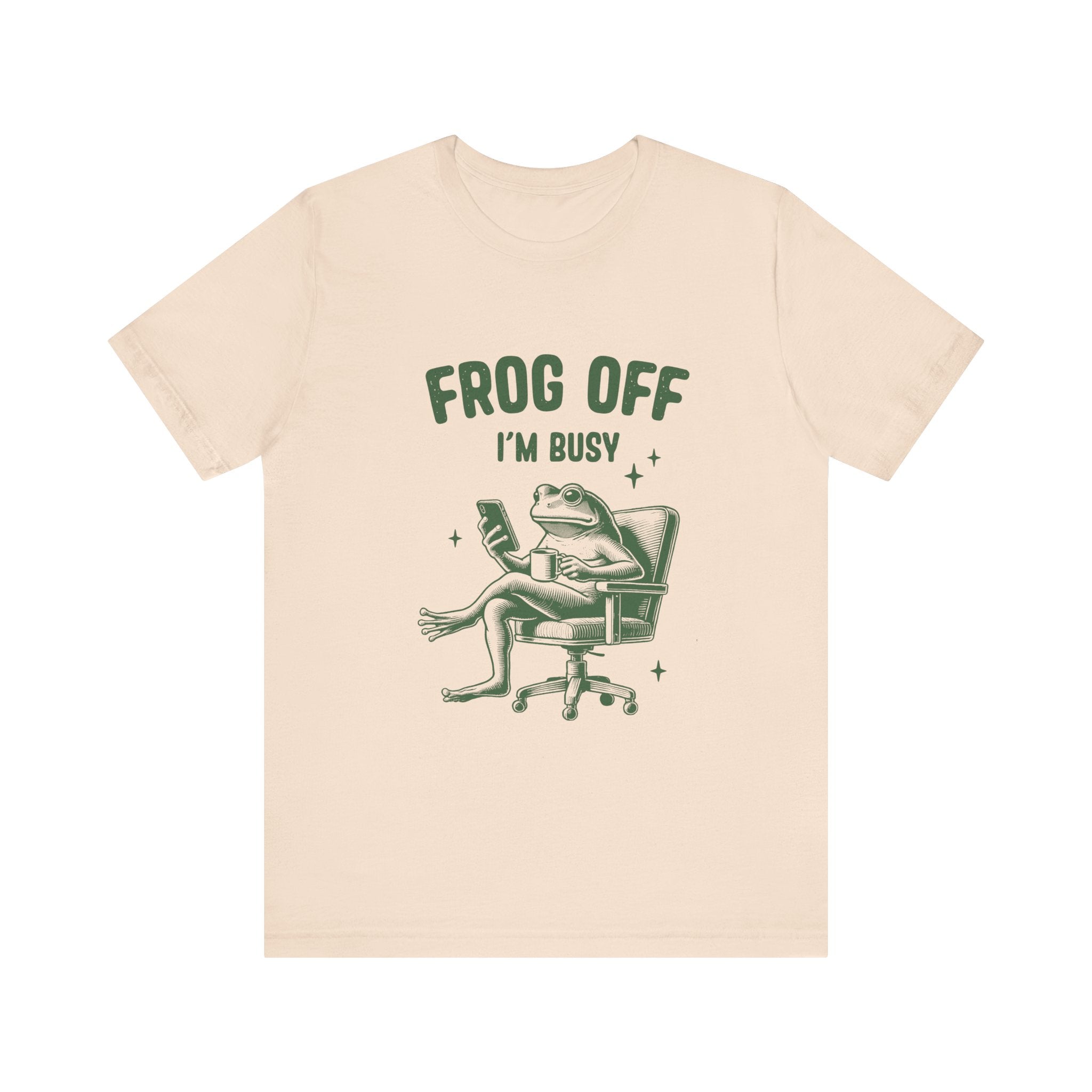 Frog Off Im Busy Shirt, Frog Pond TShirt, Meme Frog Shirt by Printify