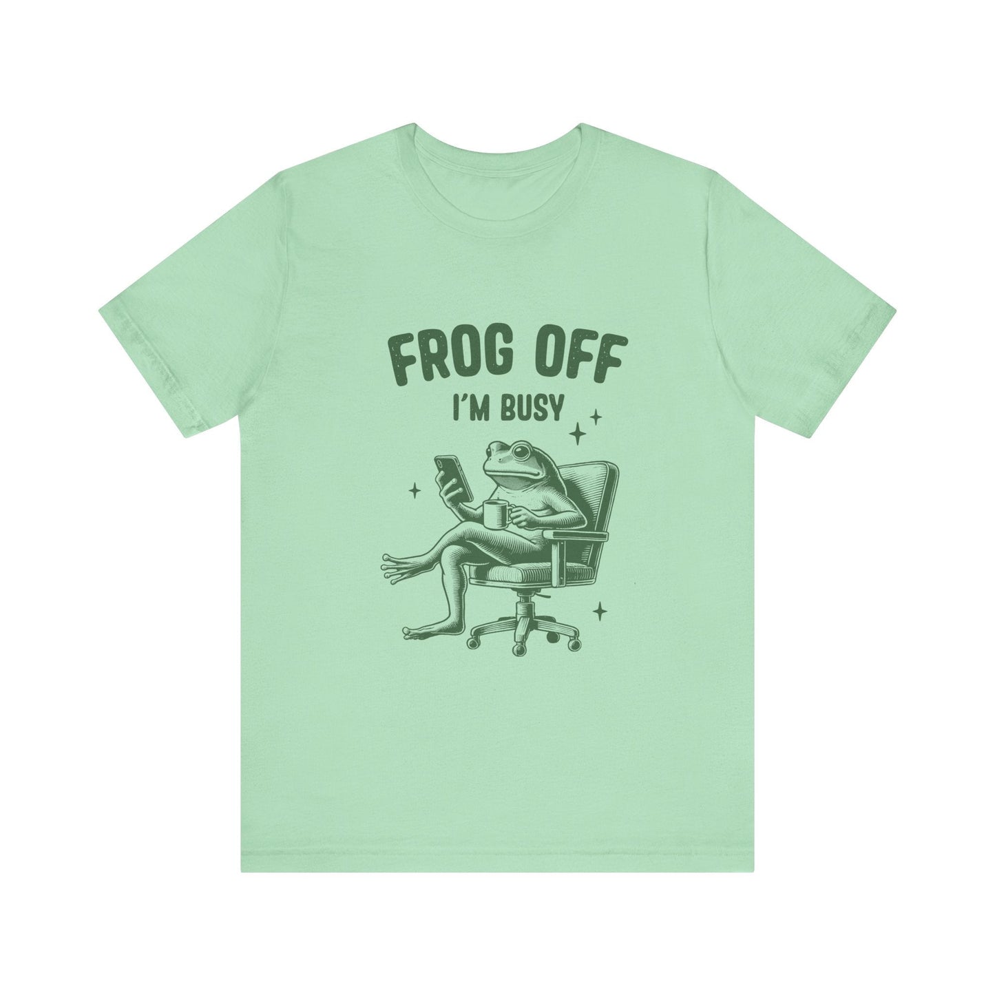 Frog Off Im Busy Shirt, Frog Pond TShirt, Meme Frog Shirt - Popbydesign