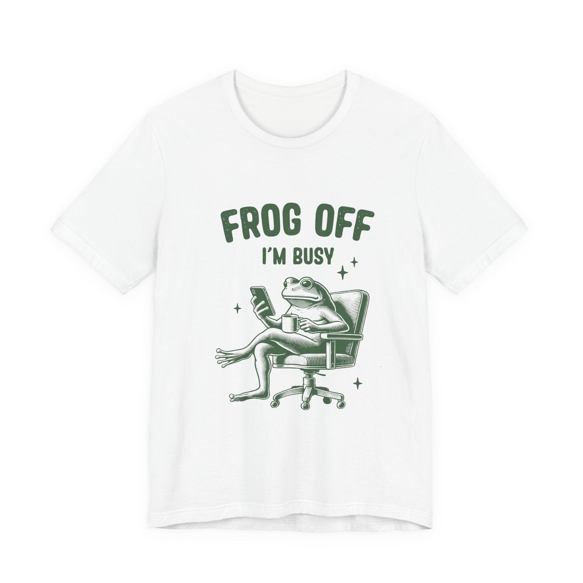 Frog Off Im Busy Shirt, Frog Pond TShirt, Meme Frog Shirt - Popbydesign