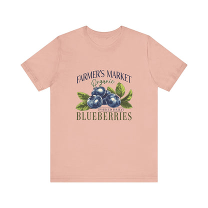 Fruit Farm Shirt, Blueberry Shirt, Cottagecore Berry Tshirt - Popbydesign