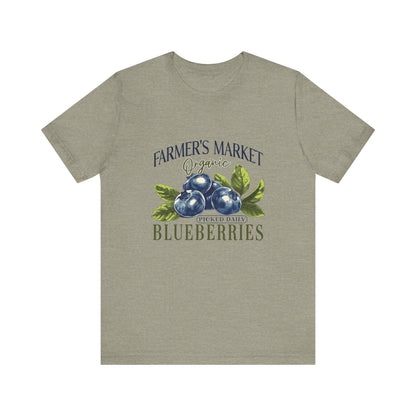 Fruit Farm Shirt, Blueberry Shirt, Cottagecore Berry Tshirt - Popbydesign