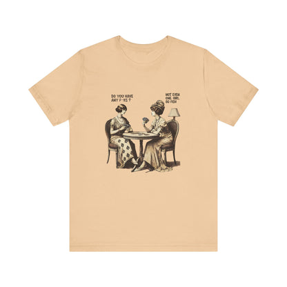 Funny Card Playing Tee, Card Playing Lovers Tee, Vintage Style Top - Popbydesign