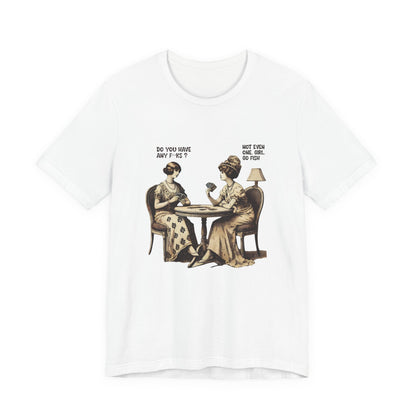 Funny Card Playing Tee, Card Playing Lovers Tee, Vintage Style Top - Popbydesign