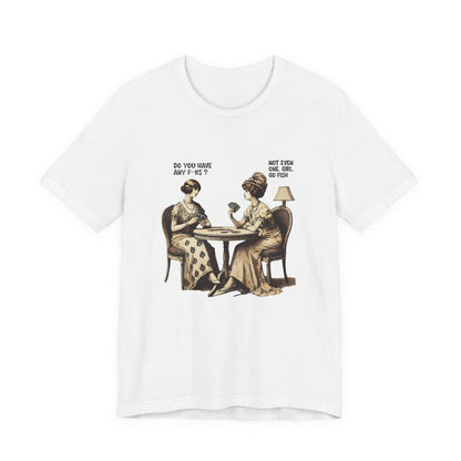 Funny Card Playing Tee, Card Playing Lovers Tee, Vintage Style Top - Popbydesign