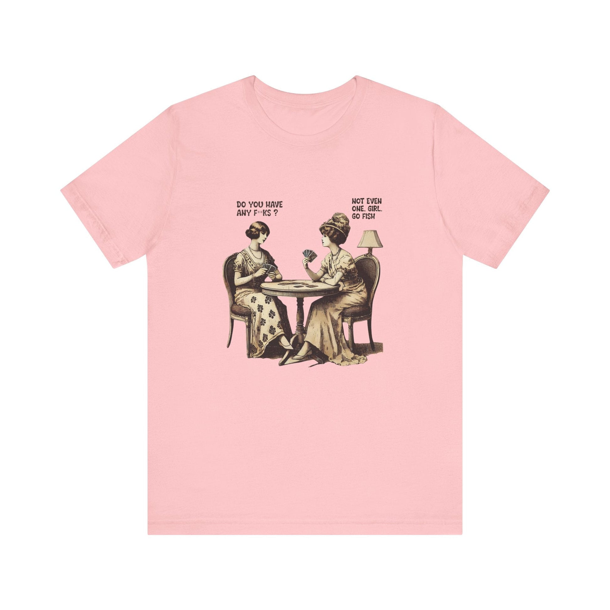 Funny Card Playing Tee, Card Playing Lovers Tee, Vintage Style Top - Popbydesign