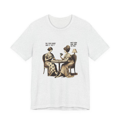 Funny Card Playing Tee, Card Playing Lovers Tee, Vintage Style Top - Popbydesign