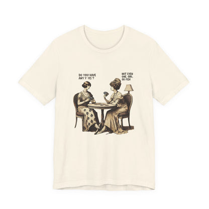 Funny Card Playing Tee, Card Playing Lovers Tee, Vintage Style Top - Popbydesign