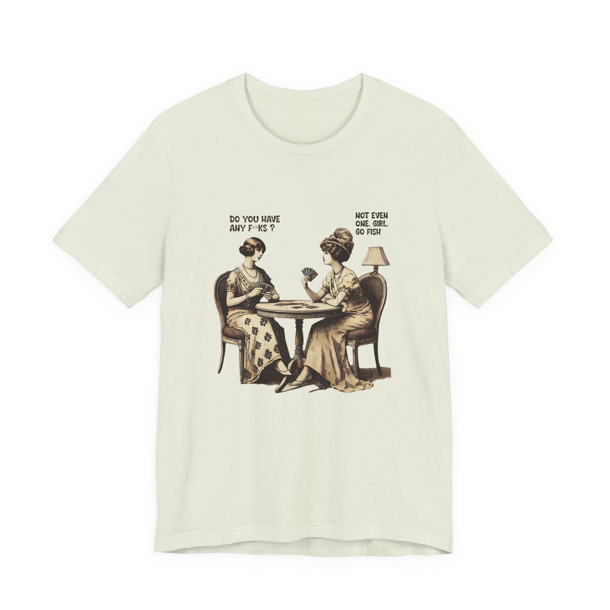 Funny Card Playing Tee, Card Playing Lovers Tee, Vintage Style Top - Popbydesign