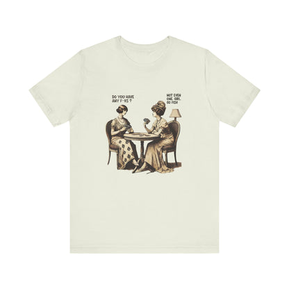 Funny Card Playing Tee, Card Playing Lovers Tee, Vintage Style Top - Popbydesign