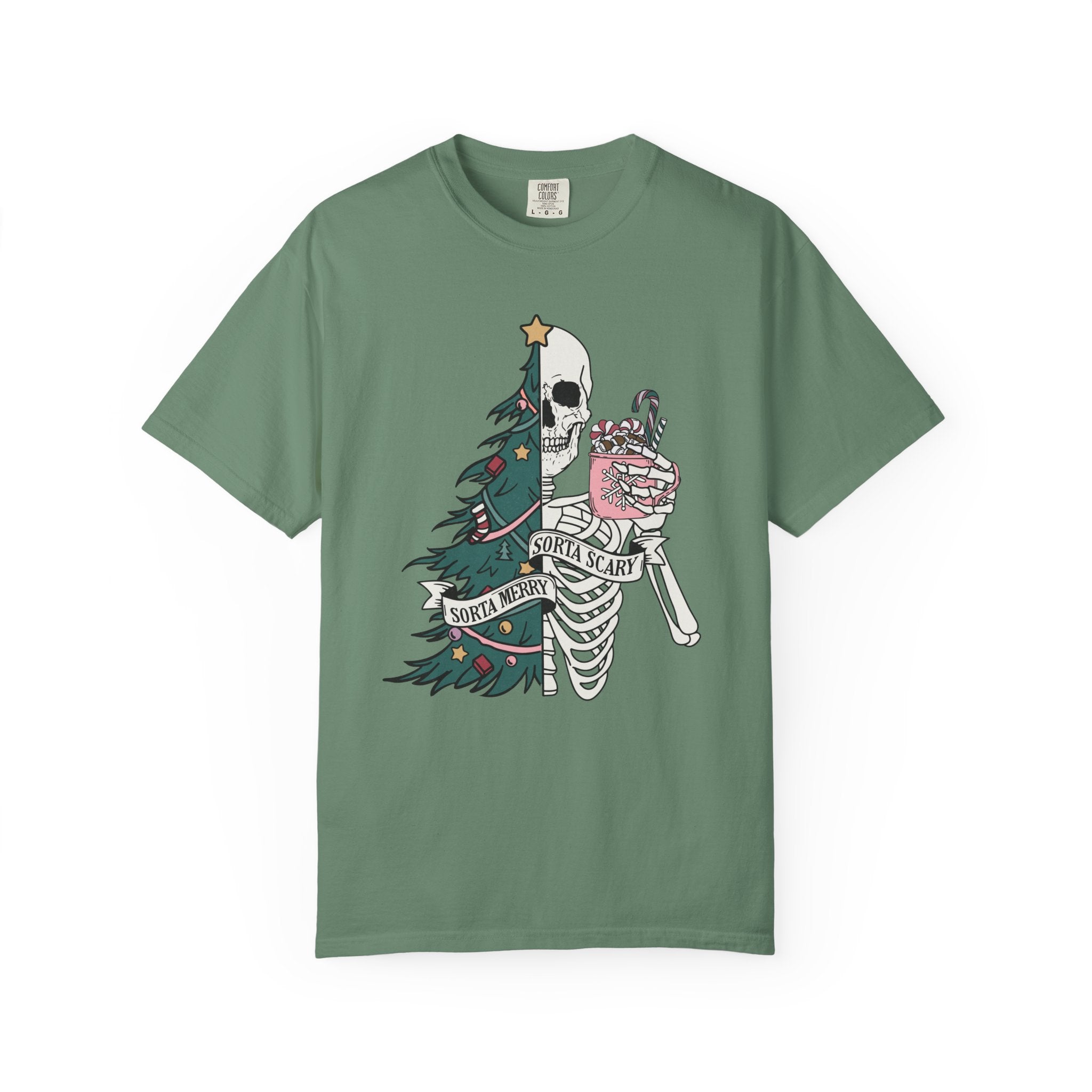 Funny Christmas Shirt, Cute Spooky Season Shirt, Sorta Merry by PopCultureByDesign36