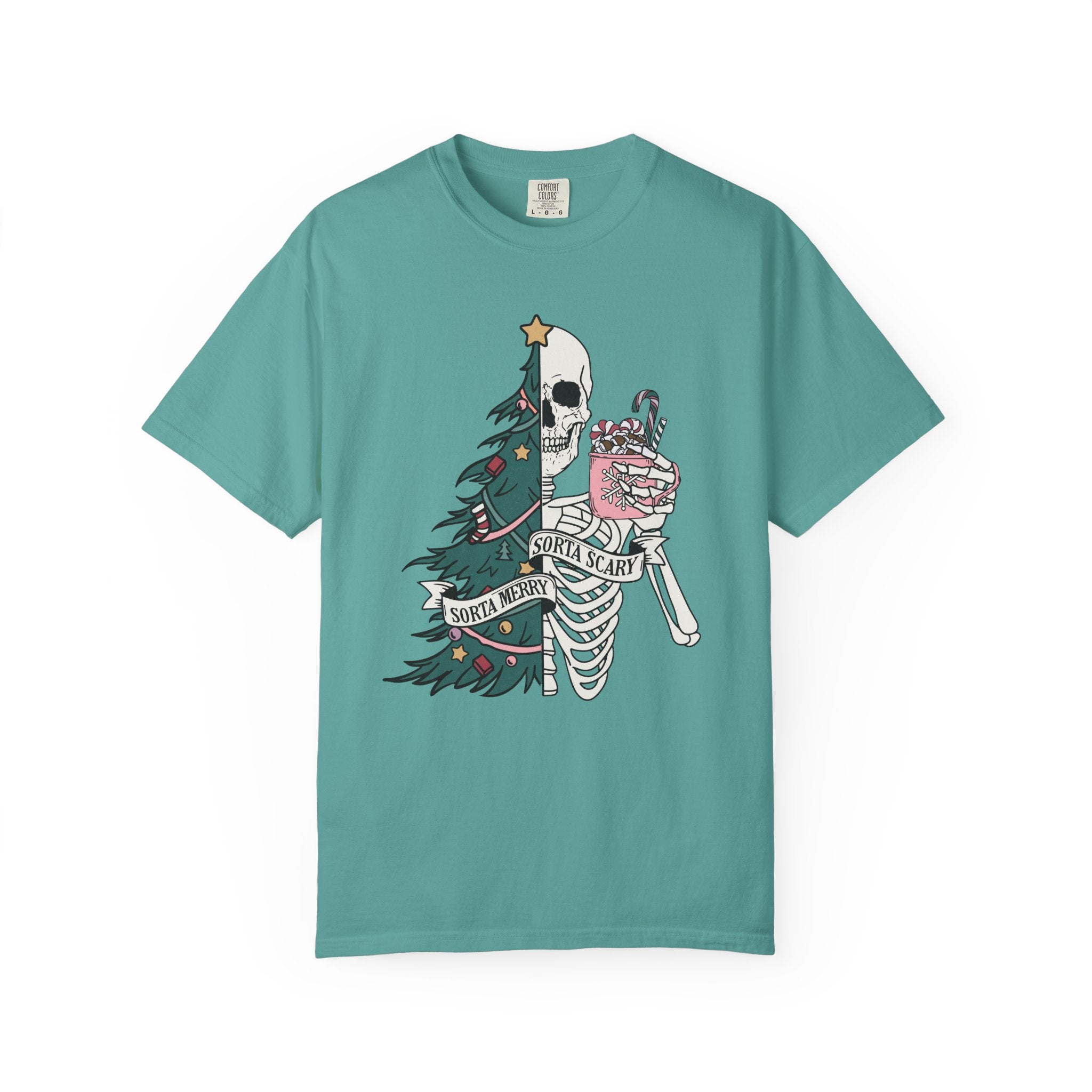 Funny Christmas Shirt, Cute Spooky Season Shirt, Sorta Merry by PopCultureByDesign36