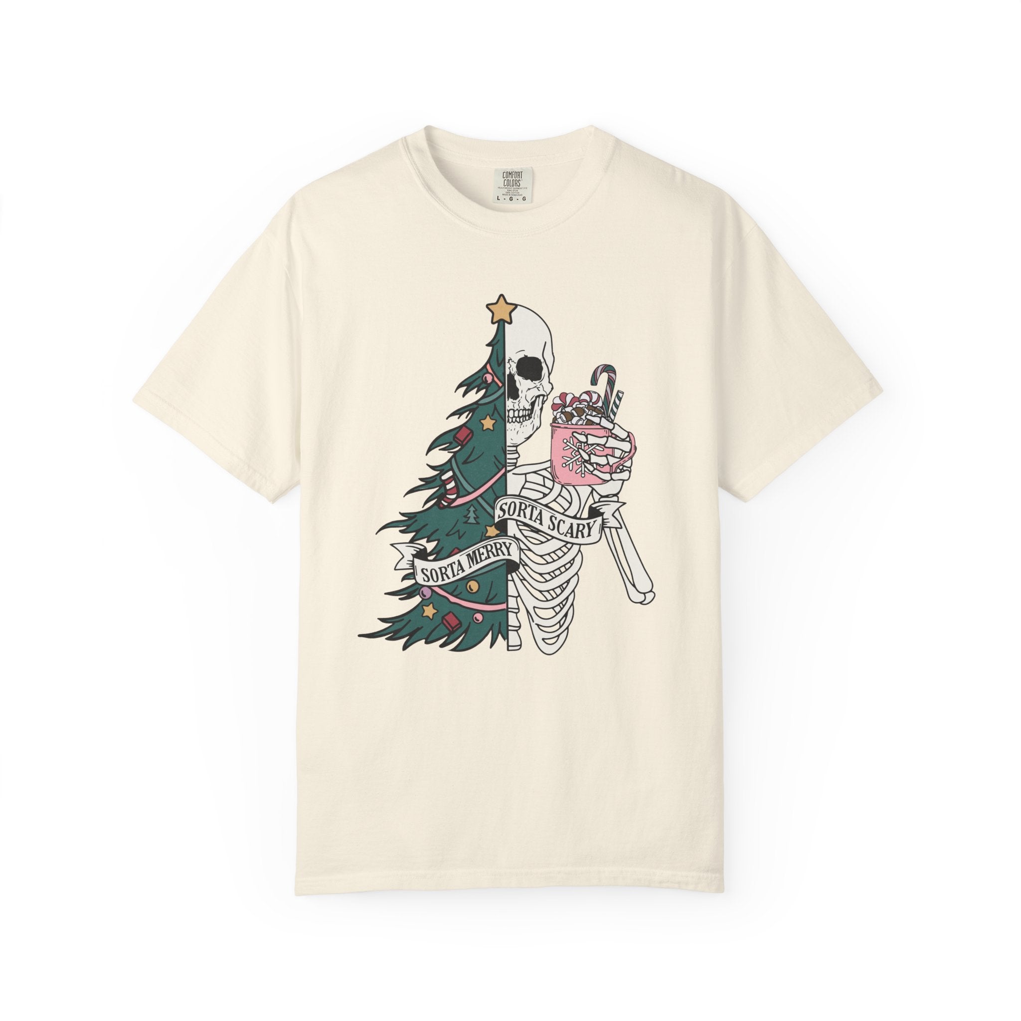 Funny Christmas Shirt, Cute Spooky Season Shirt, Sorta Merry by PopCultureByDesign36