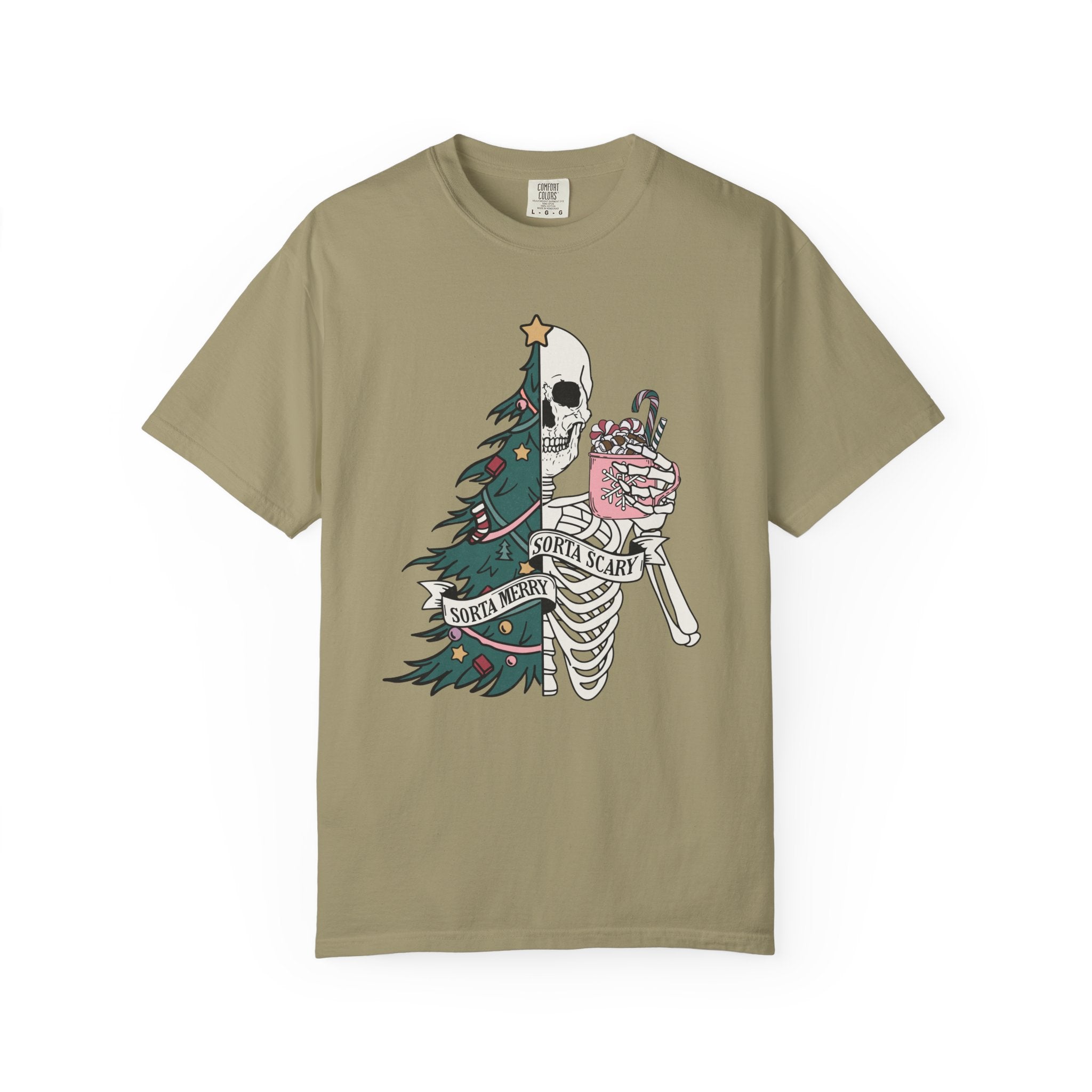 Funny Christmas Shirt, Cute Spooky Season Shirt, Sorta Merry by PopCultureByDesign36