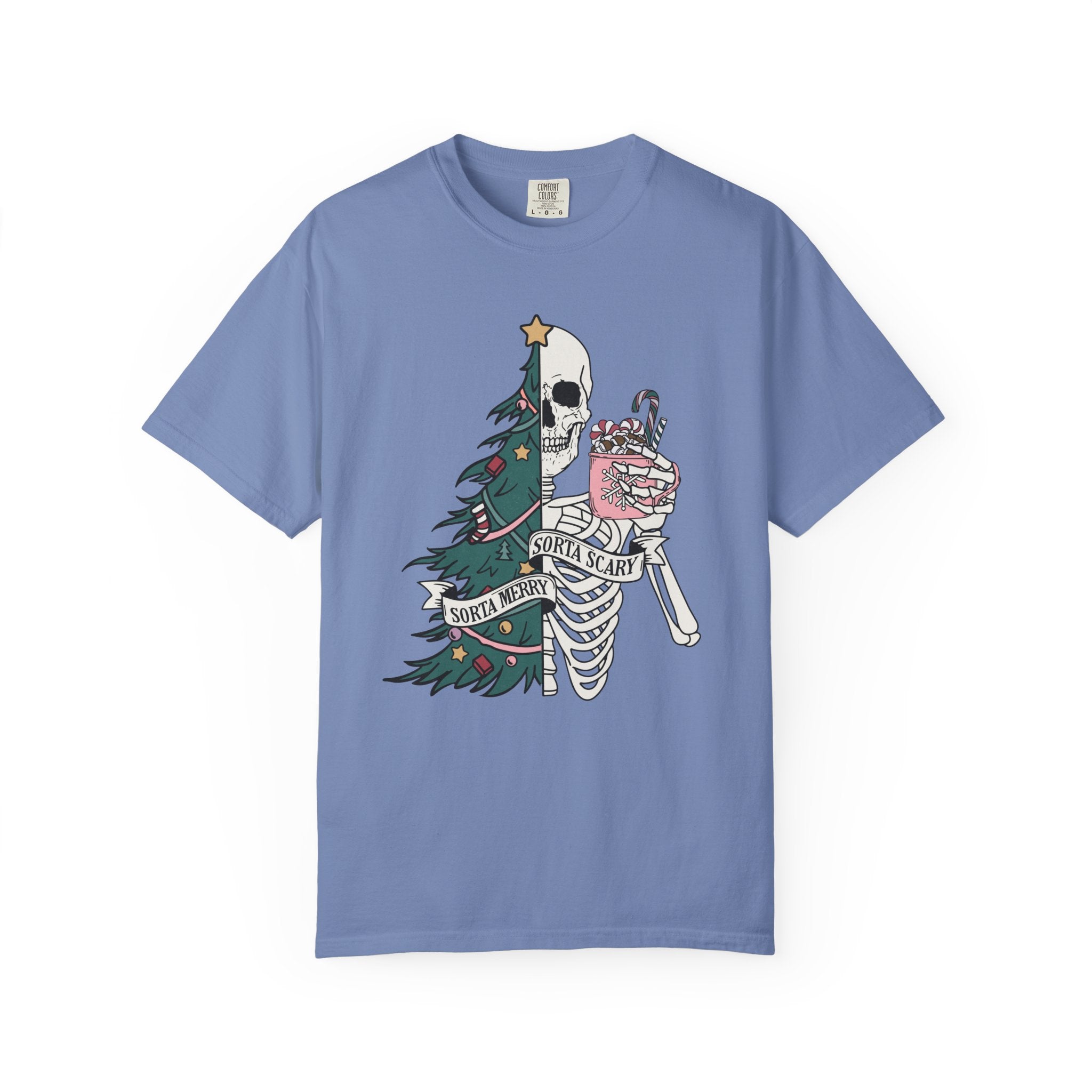 Funny Christmas Shirt, Cute Spooky Season Shirt, Sorta Merry by PopCultureByDesign36