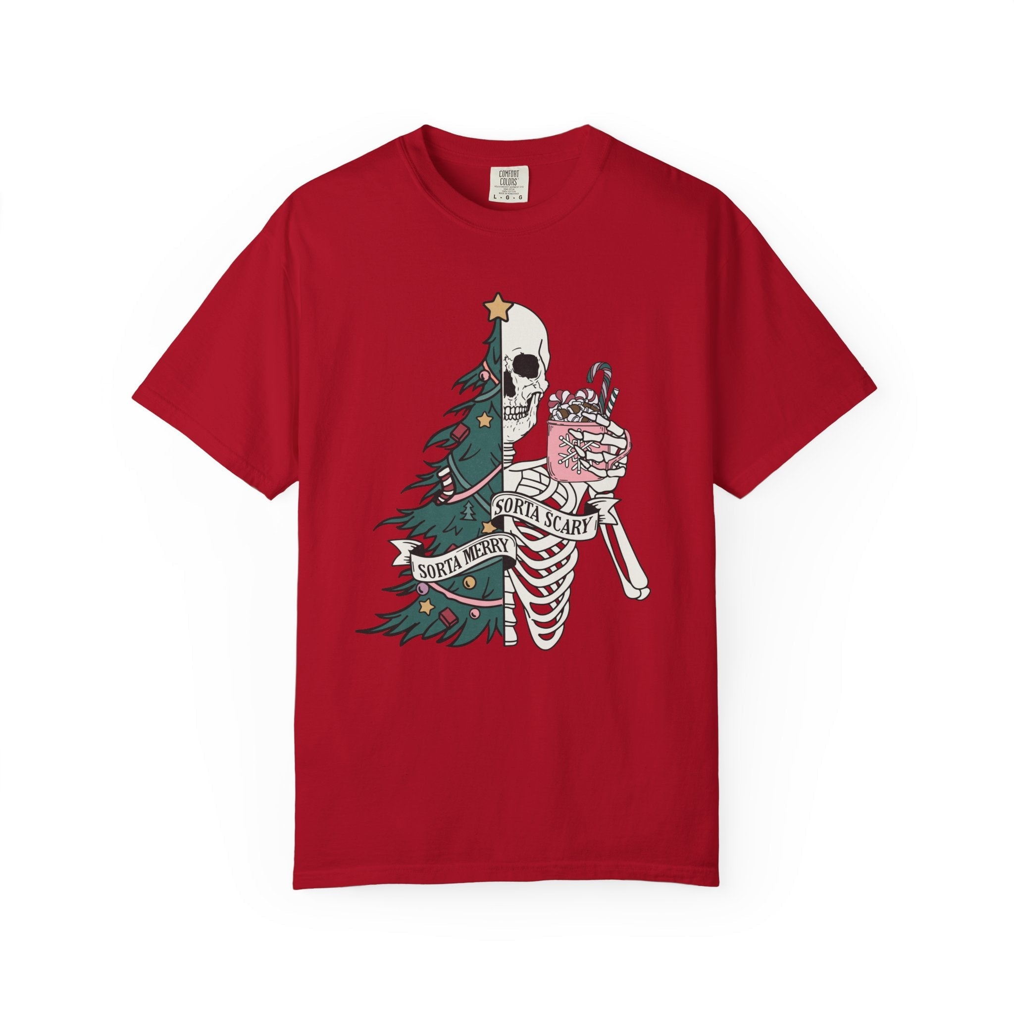Funny Christmas Shirt, Cute Spooky Season Shirt, Sorta Merry by PopCultureByDesign36