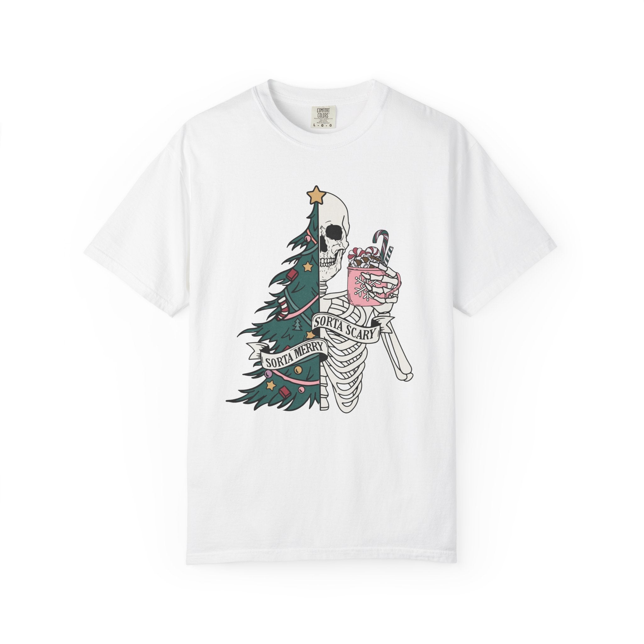 Funny Christmas Shirt, Cute Spooky Season Shirt, Sorta Merry by PopCultureByDesign36