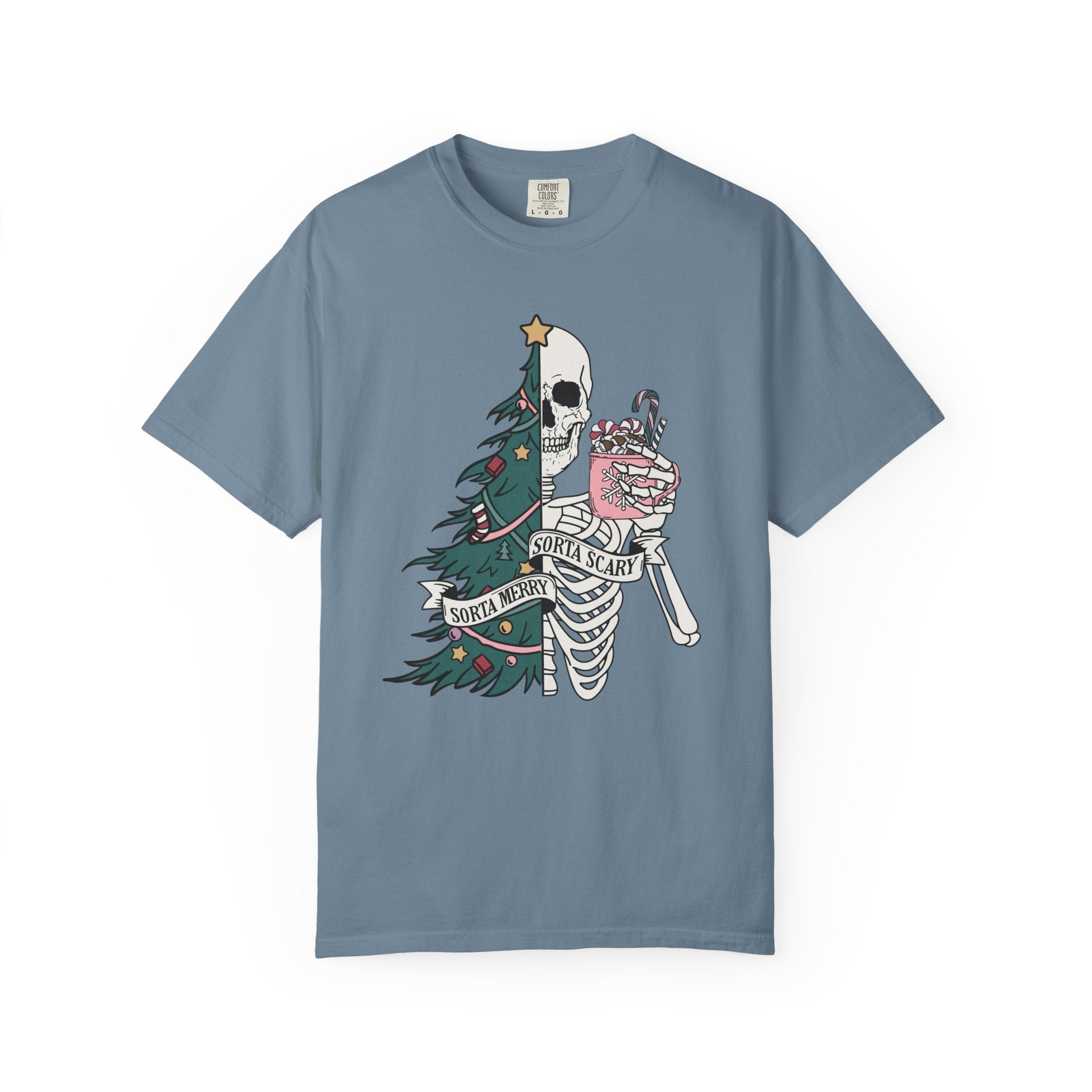 Funny Christmas Shirt, Cute Spooky Season Shirt, Sorta Merry by PopCultureByDesign36