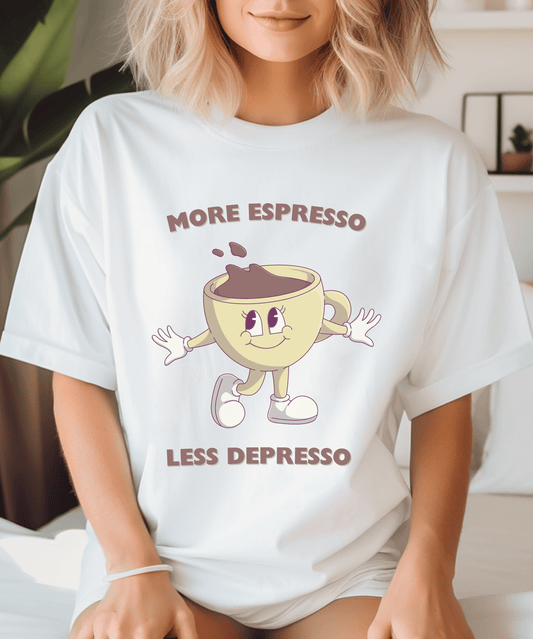 Funny Coffee Tshirt, Retro Graphic Tee, Coffee Shirt, Coffee Lover - Popbydesign