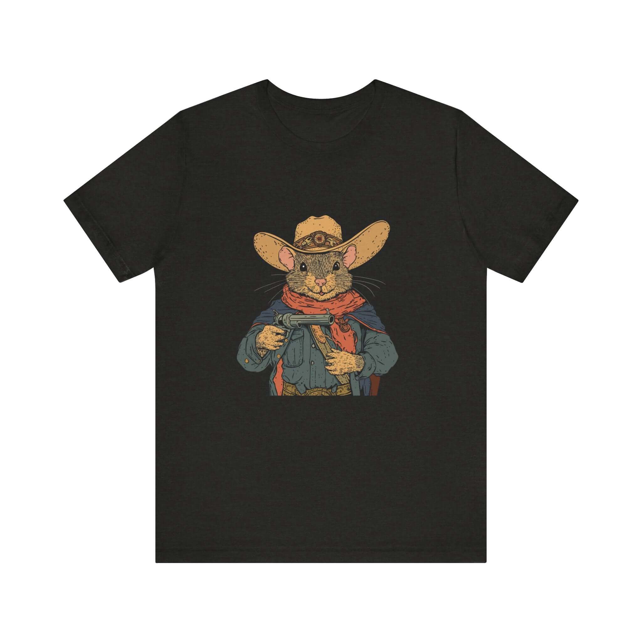 Funny Cowboy Mouse Shirt, Funny Rodent Shirt, Funny Mouse Shirt by PopCultureByDesign36