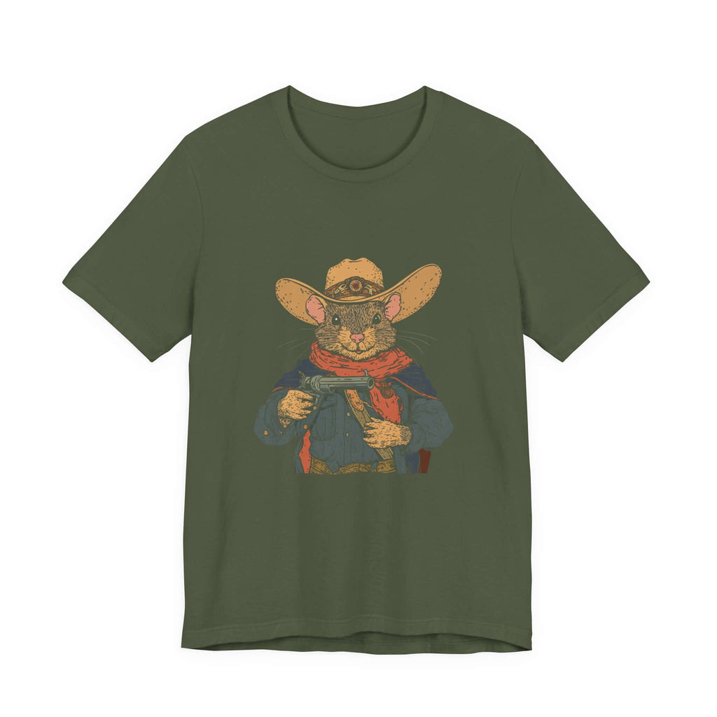 Funny Cowboy Mouse Shirt, Funny Rodent Shirt, Funny Mouse Shirt by PopCultureByDesign36