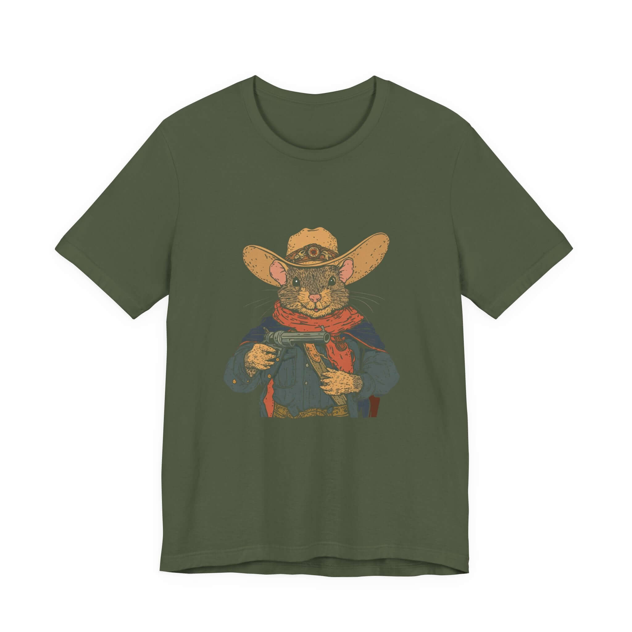 Funny Cowboy Mouse Shirt, Funny Rodent Shirt, Funny Mouse Shirt by PopCultureByDesign36