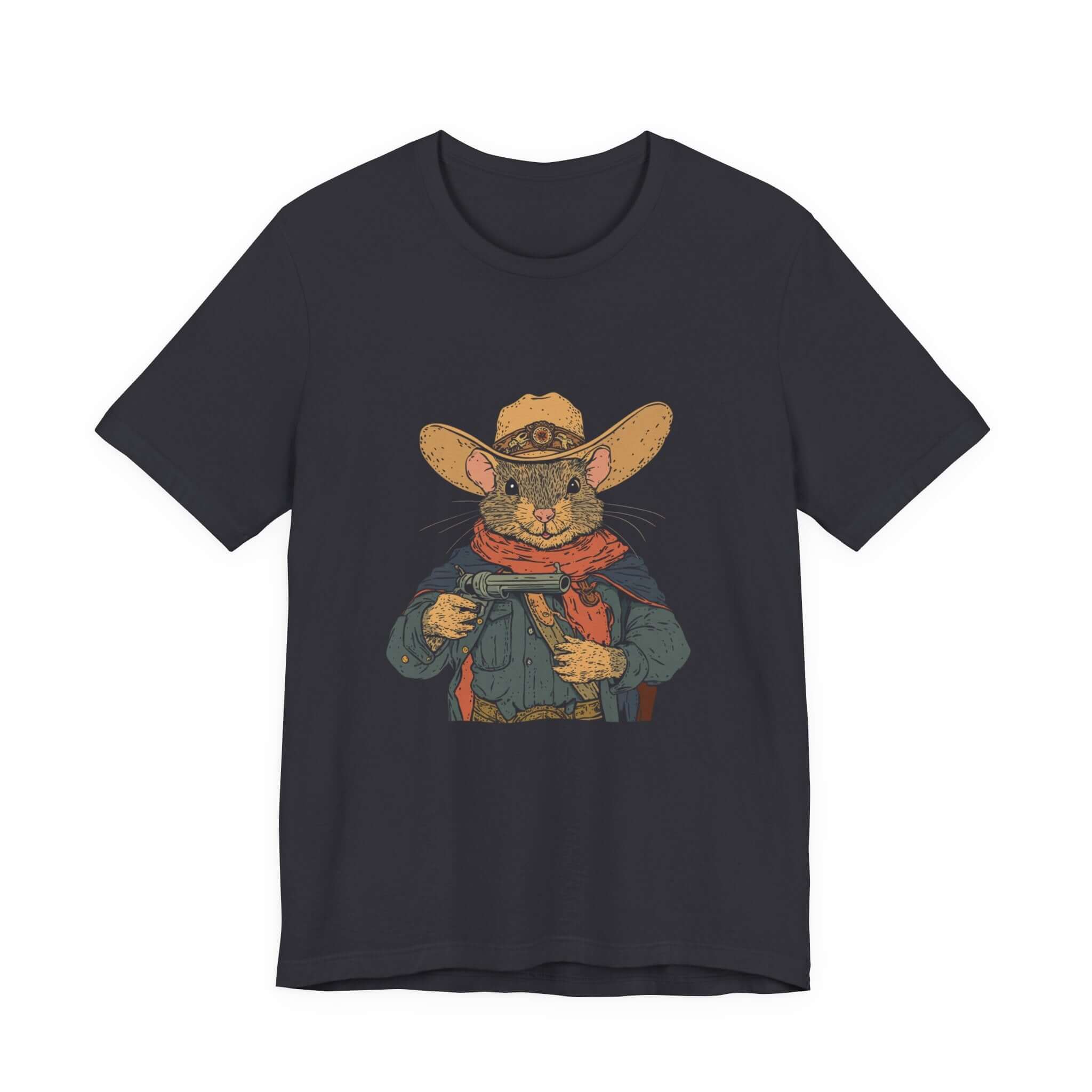 Funny Cowboy Mouse Shirt, Funny Rodent Shirt, Funny Mouse Shirt by PopCultureByDesign36