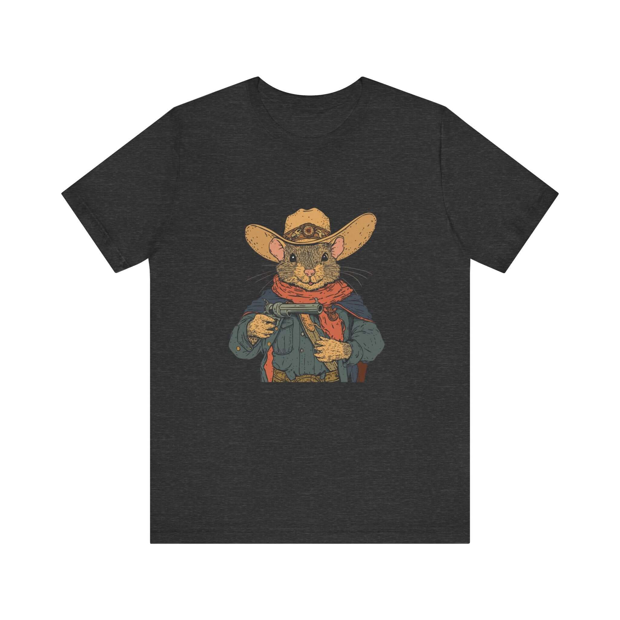 Funny Cowboy Mouse Shirt, Funny Rodent Shirt, Funny Mouse Shirt by PopCultureByDesign36