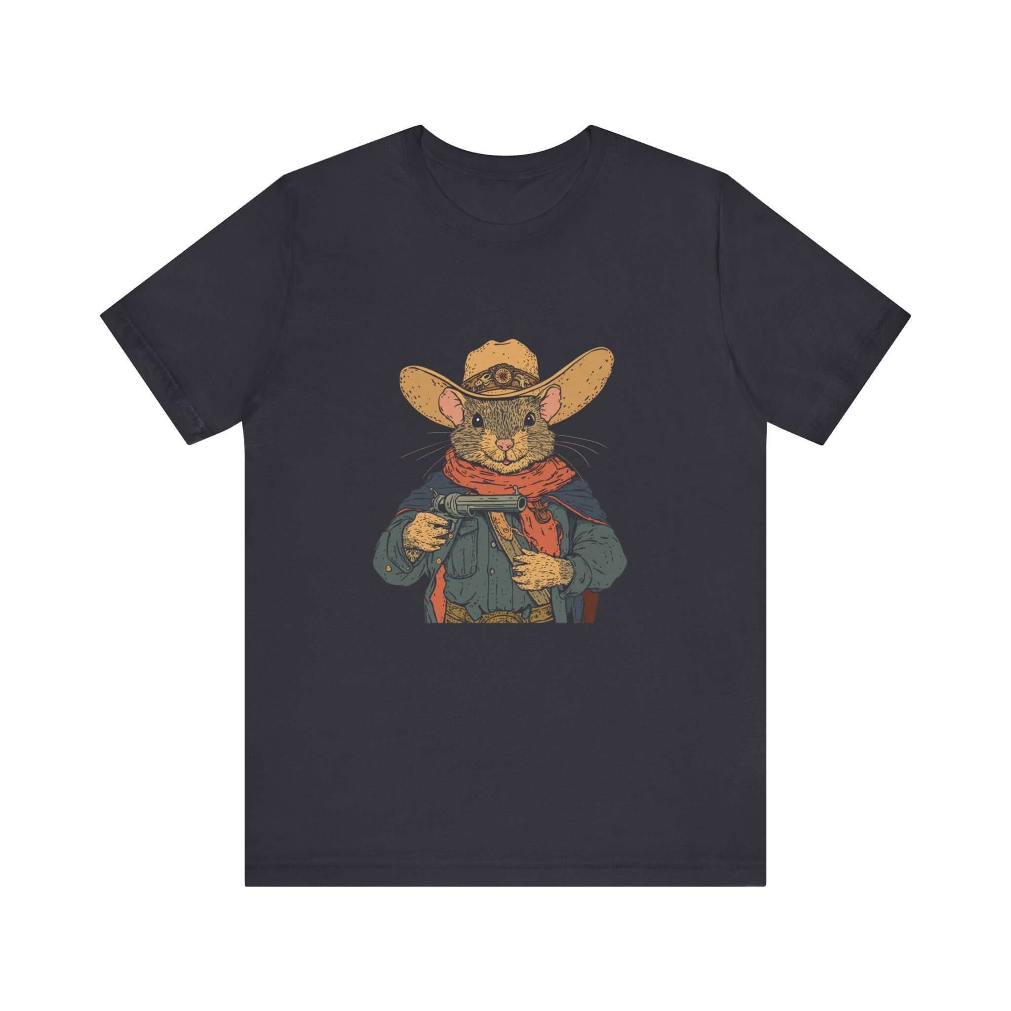 Funny Cowboy Mouse Shirt, Funny Rodent Shirt, Funny Mouse Shirt by PopCultureByDesign36