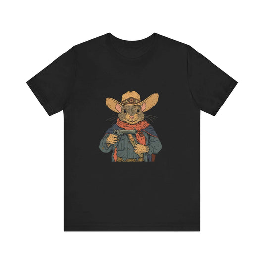 Funny Cowboy Mouse Shirt, Funny Rodent Shirt, Funny Mouse Shirt - Popbydesign
