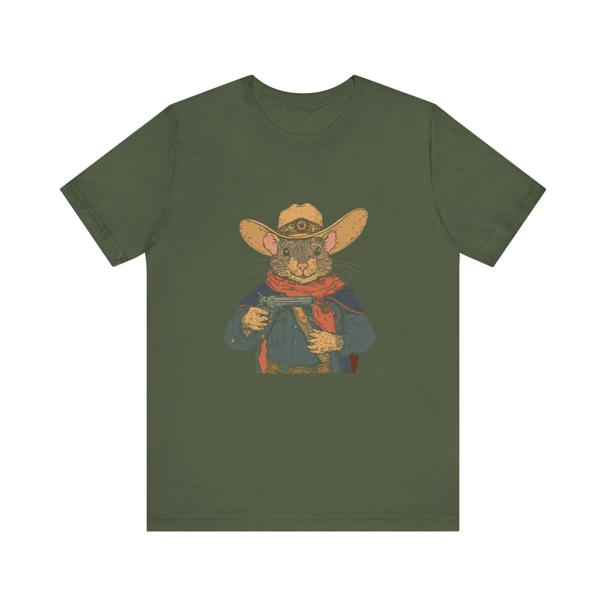 Funny Cowboy Mouse Shirt, Funny Rodent Shirt, Funny Mouse Shirt by PopCultureByDesign36