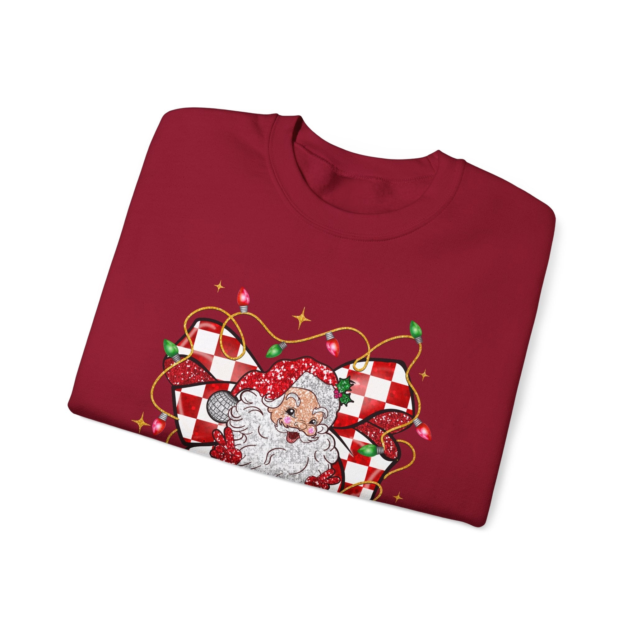 Funny Croquette Santa Sweatshirt, Funny Santa sweatshirt by PopCultureByDesign36
