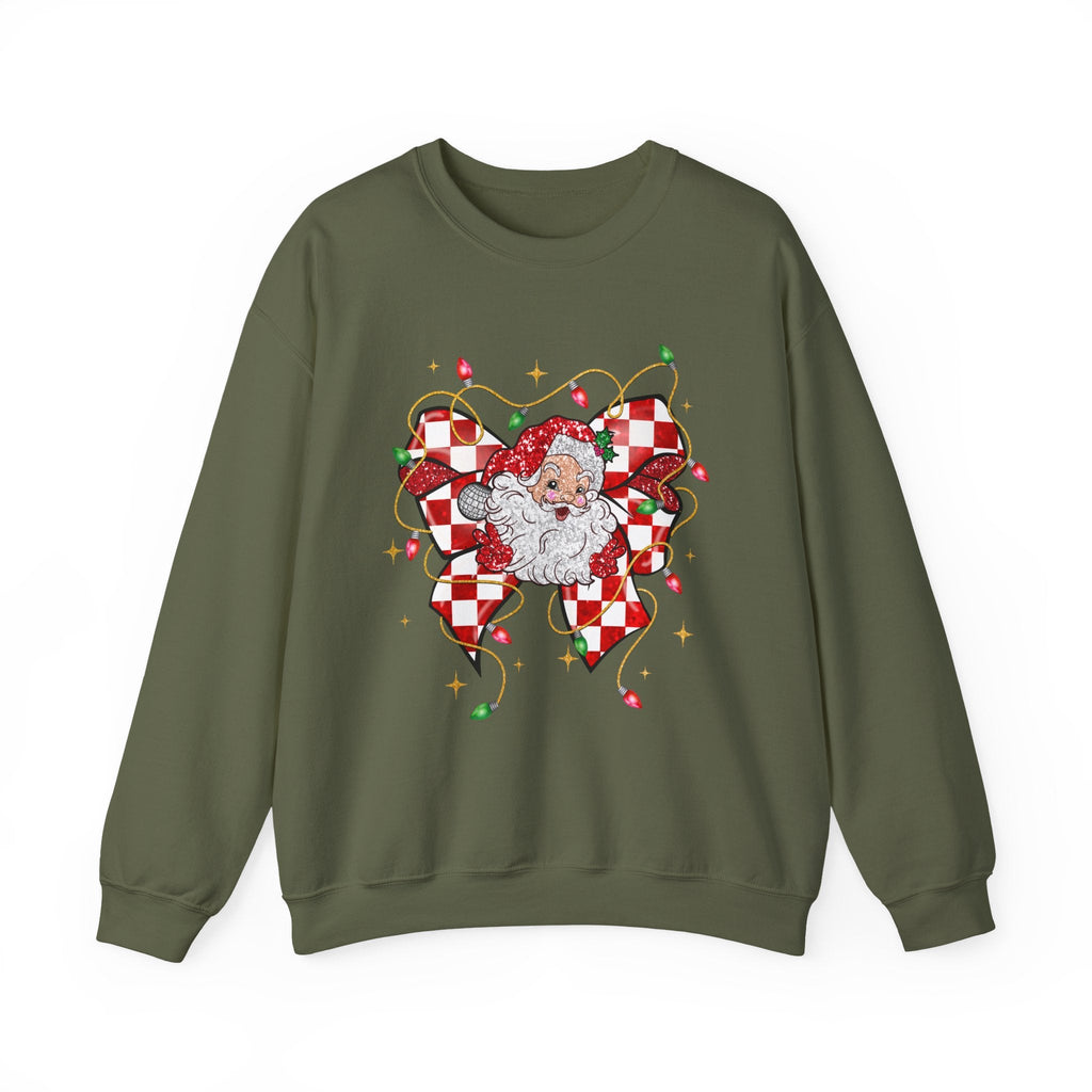 Funny Croquette Santa Sweatshirt, Funny Santa sweatshirt by PopCultureByDesign36