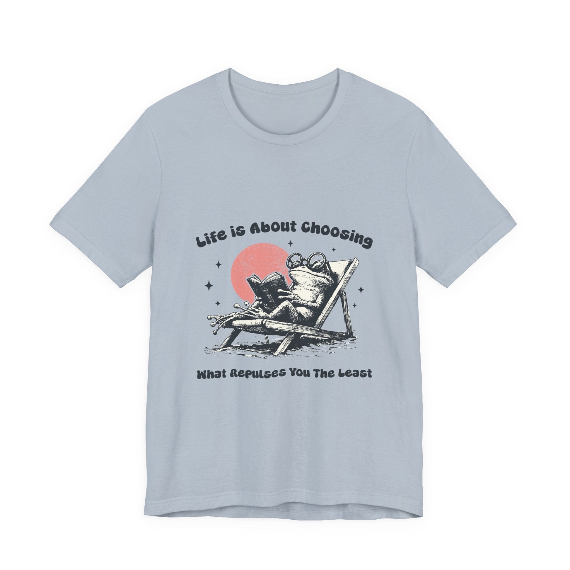 Funny Frog Reading Shirt, Sarcastic Frog Shirt - Popbydesign