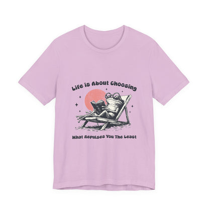 Funny Frog Reading Shirt, Sarcastic Frog Shirt - Popbydesign