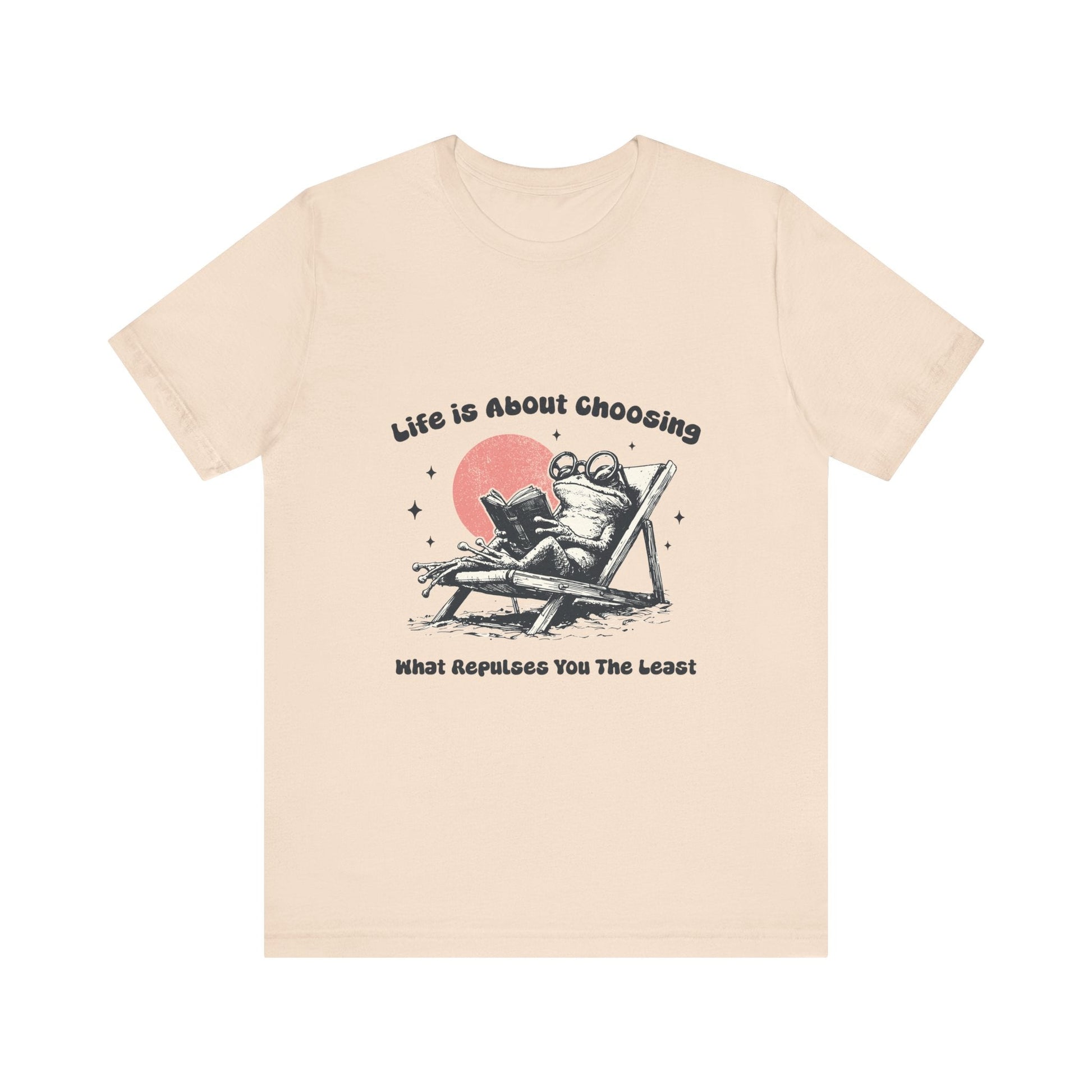 Funny Frog Reading Shirt, Sarcastic Frog Shirt - Popbydesign