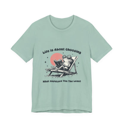 Funny Frog Reading Shirt, Sarcastic Frog Shirt - Popbydesign