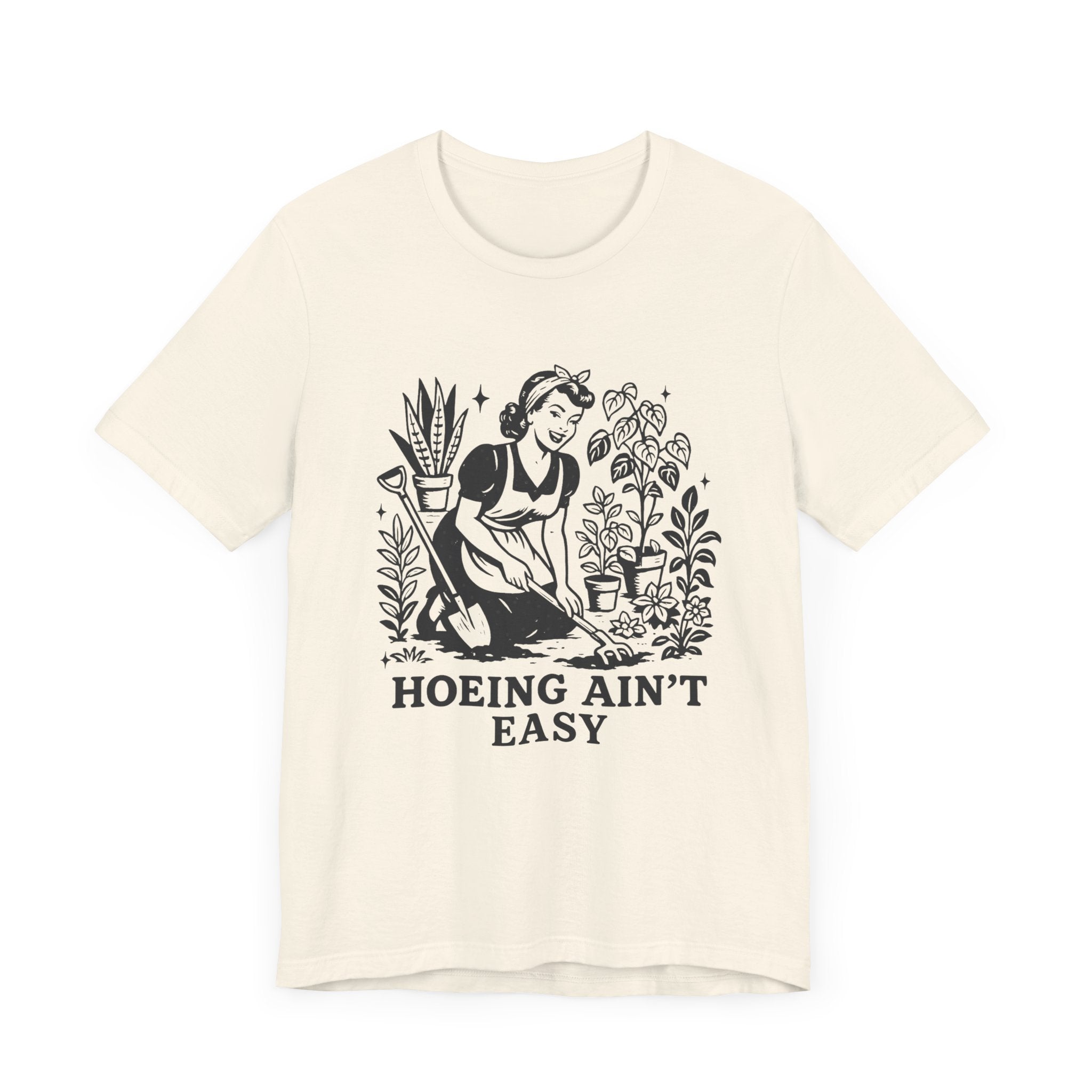 Funny Gardening Shirt, Hoeing Aint Easy Shirt, Plant Shirt by PopCultureByDesign36