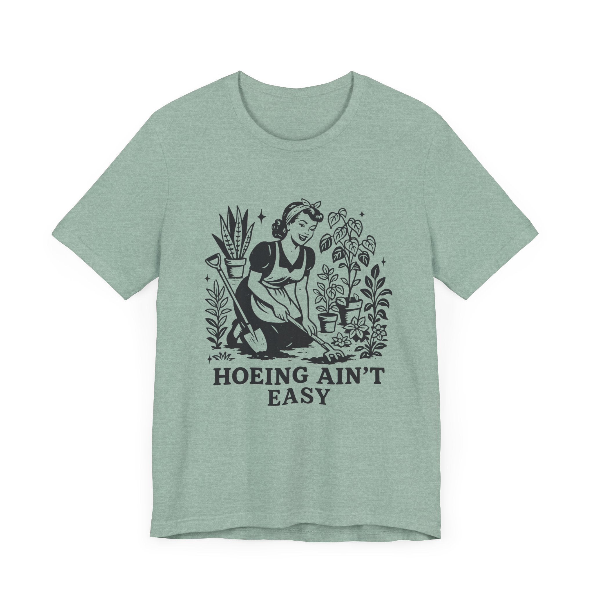 Funny Gardening Shirt, Hoeing Aint Easy Shirt, Plant Shirt by PopCultureByDesign36