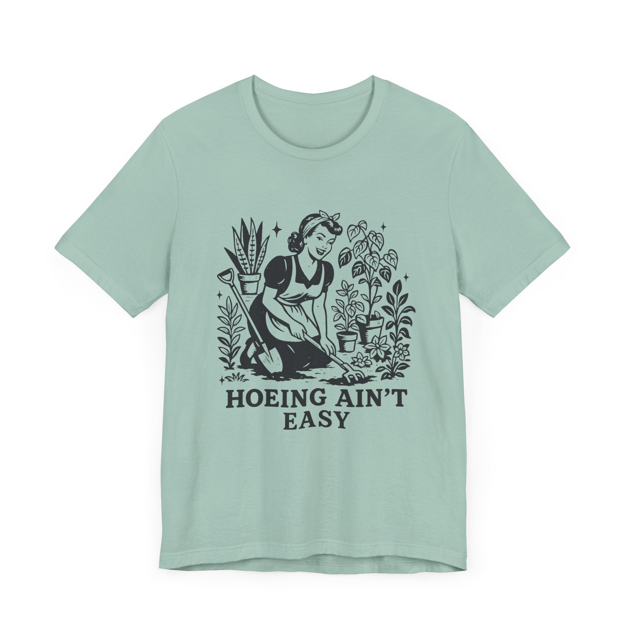 Funny Gardening Shirt, Hoeing Aint Easy Shirt, Plant Shirt by PopCultureByDesign36