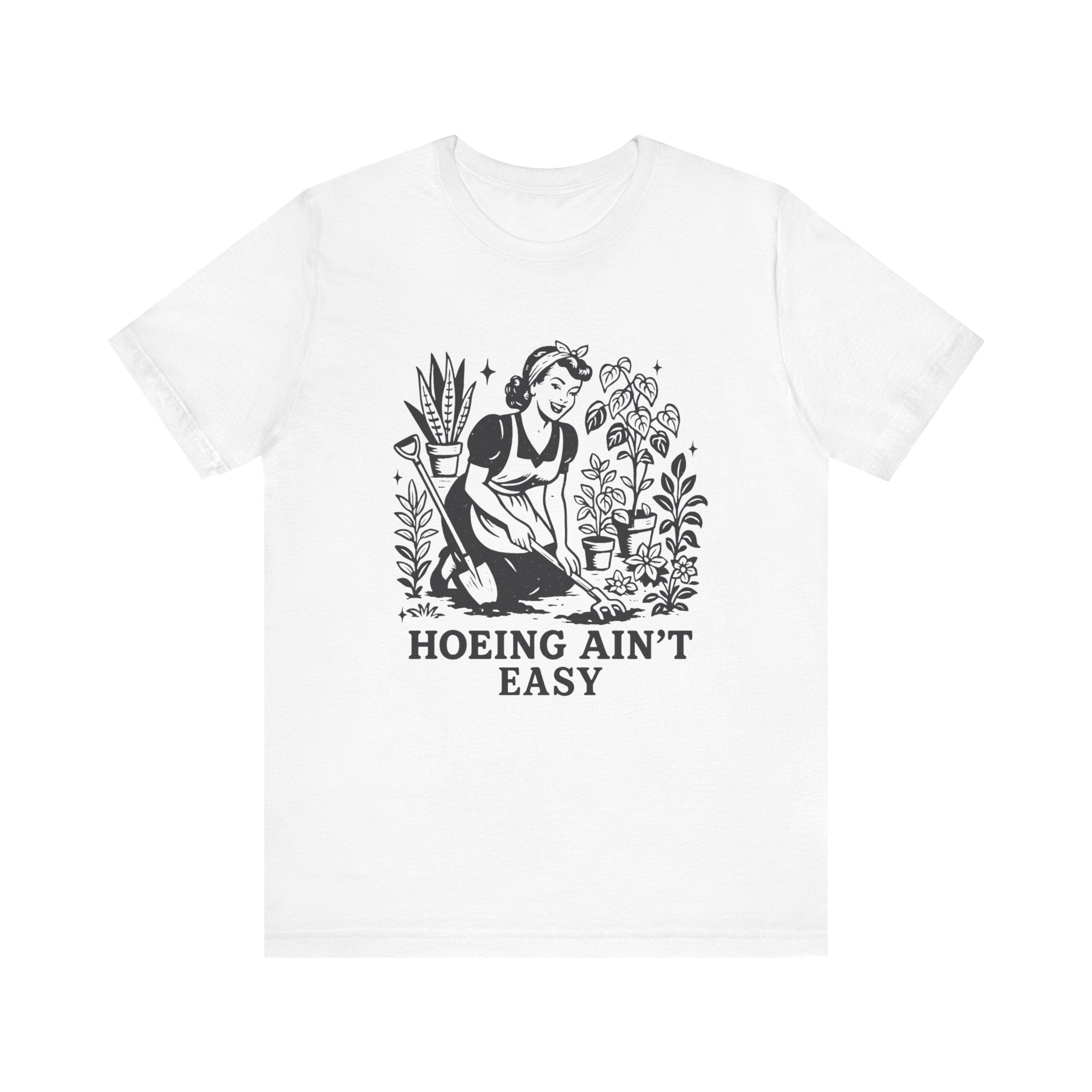 Funny Gardening Shirt, Hoeing Aint Easy Shirt, Plant Shirt by PopCultureByDesign36