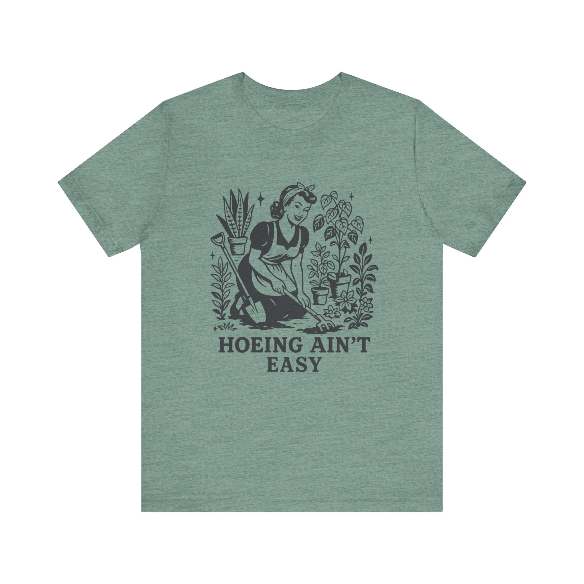 Funny Gardening Shirt, Hoeing Aint Easy Shirt, Plant Shirt by PopCultureByDesign36