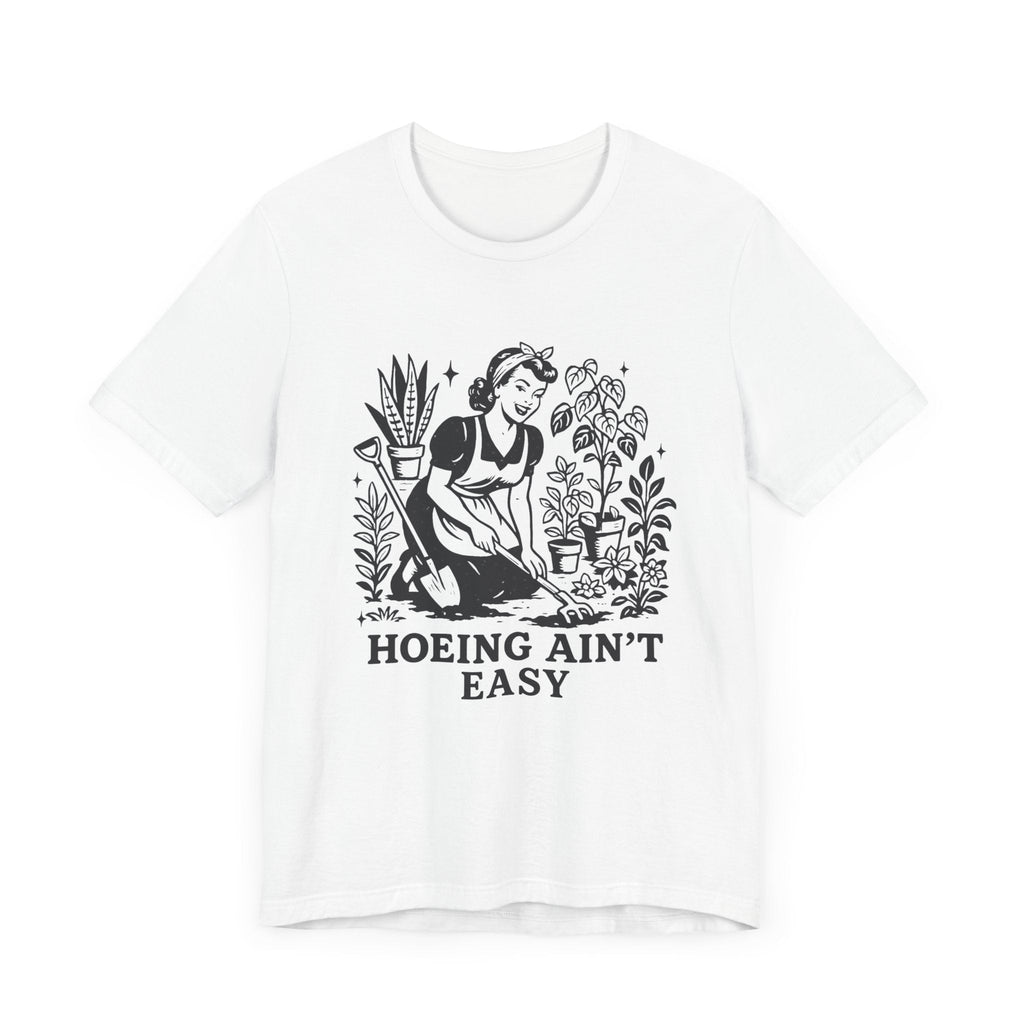 Funny Gardening Shirt, Hoeing Aint Easy Shirt, Plant Shirt by PopCultureByDesign36