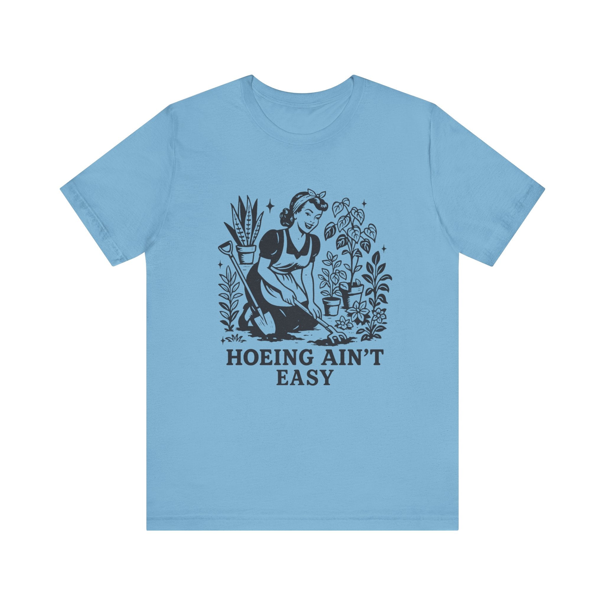 Funny Gardening Shirt, Hoeing Aint Easy Shirt, Plant Shirt by PopCultureByDesign36